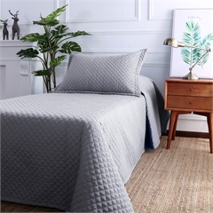 Radiance™ Diamond Bedspread, Grey